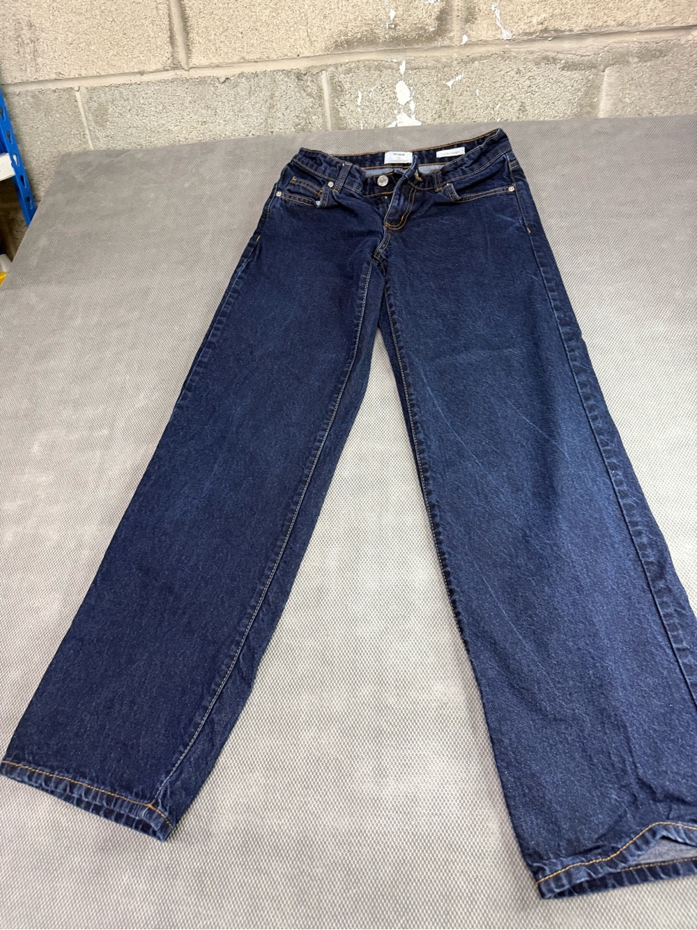 Cotton On Dark Blue Straight-Leg Jeans